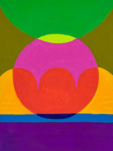 Load image into Gallery viewer, framed 6x8 mixed paint media on paper 4
