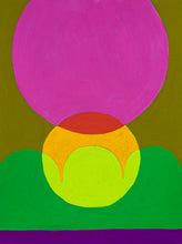 Load image into Gallery viewer, framed 6x8 mixed paint media on paper 5
