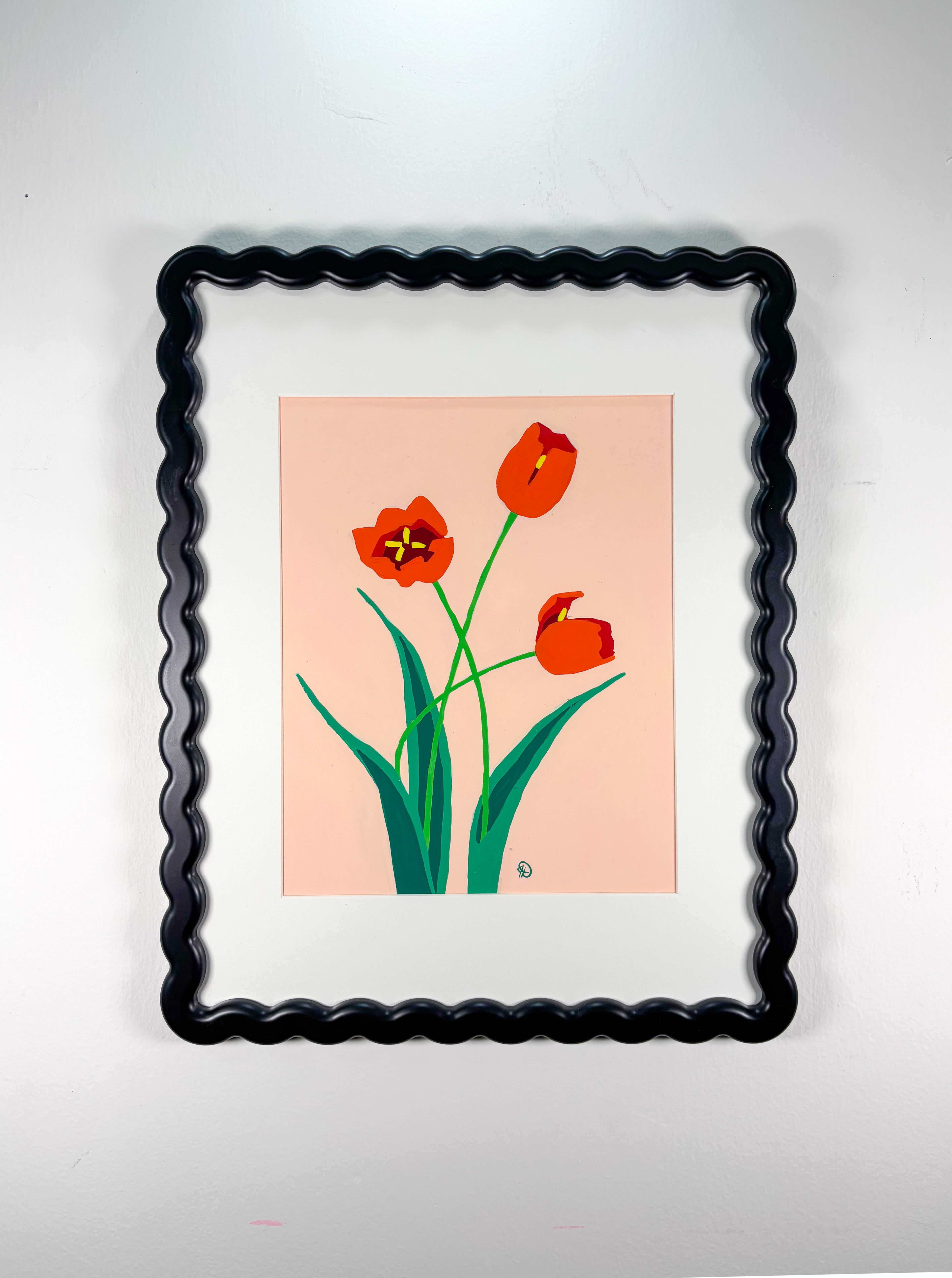 8x10 red tulip study 2