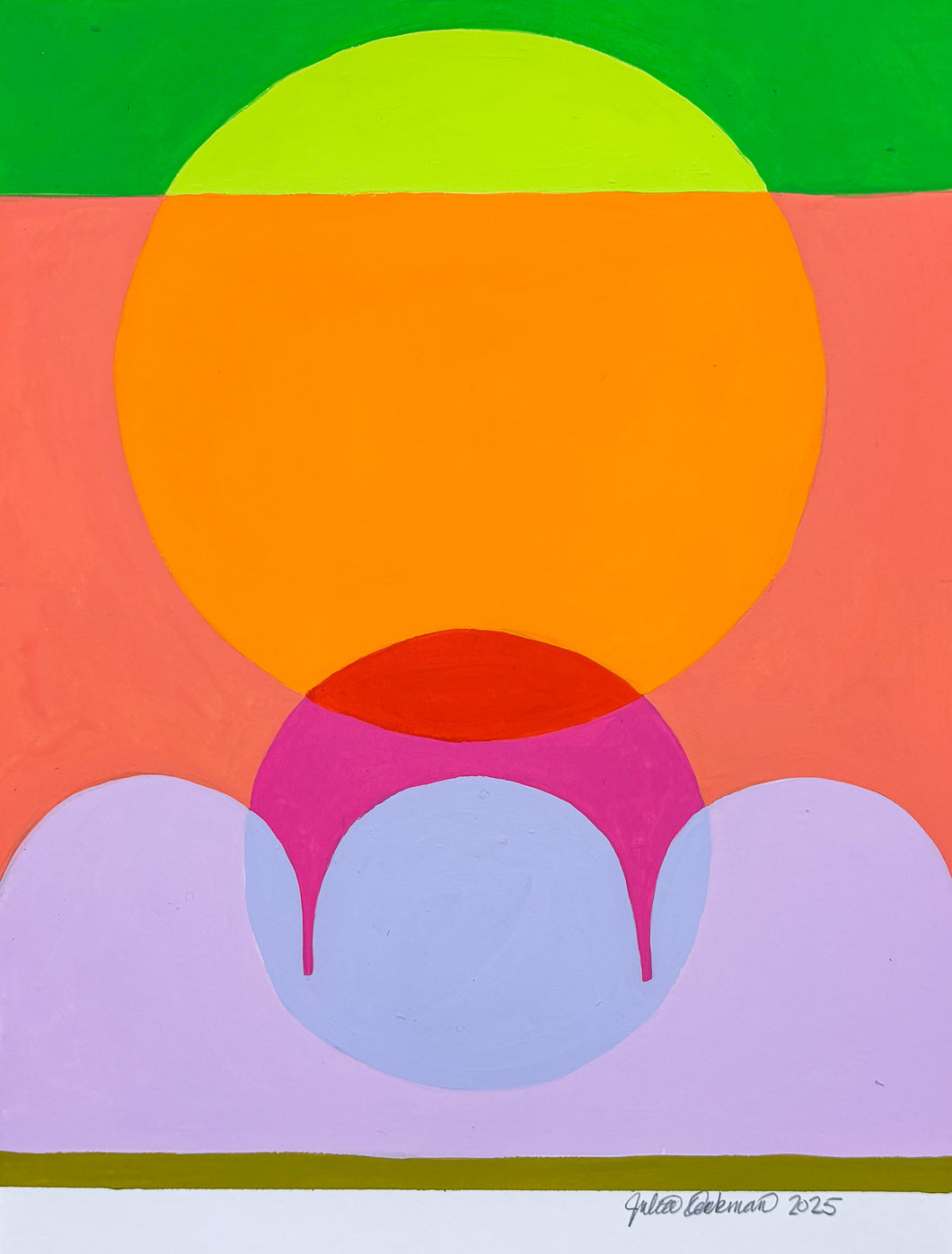 9x12 mixed paint media on paper 4