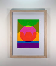 Load image into Gallery viewer, framed 6x8 mixed paint media on paper 4
