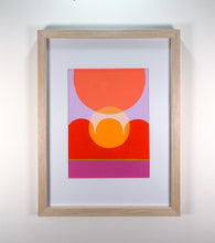 Load image into Gallery viewer, framed 6x8 mixed paint media on paper 3
