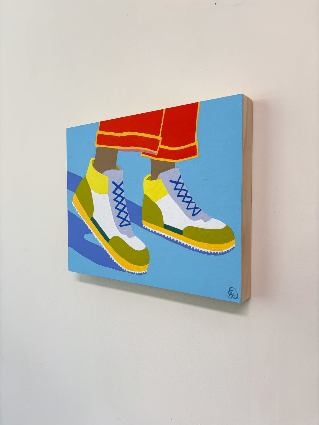 Fancy Sneaks on blue