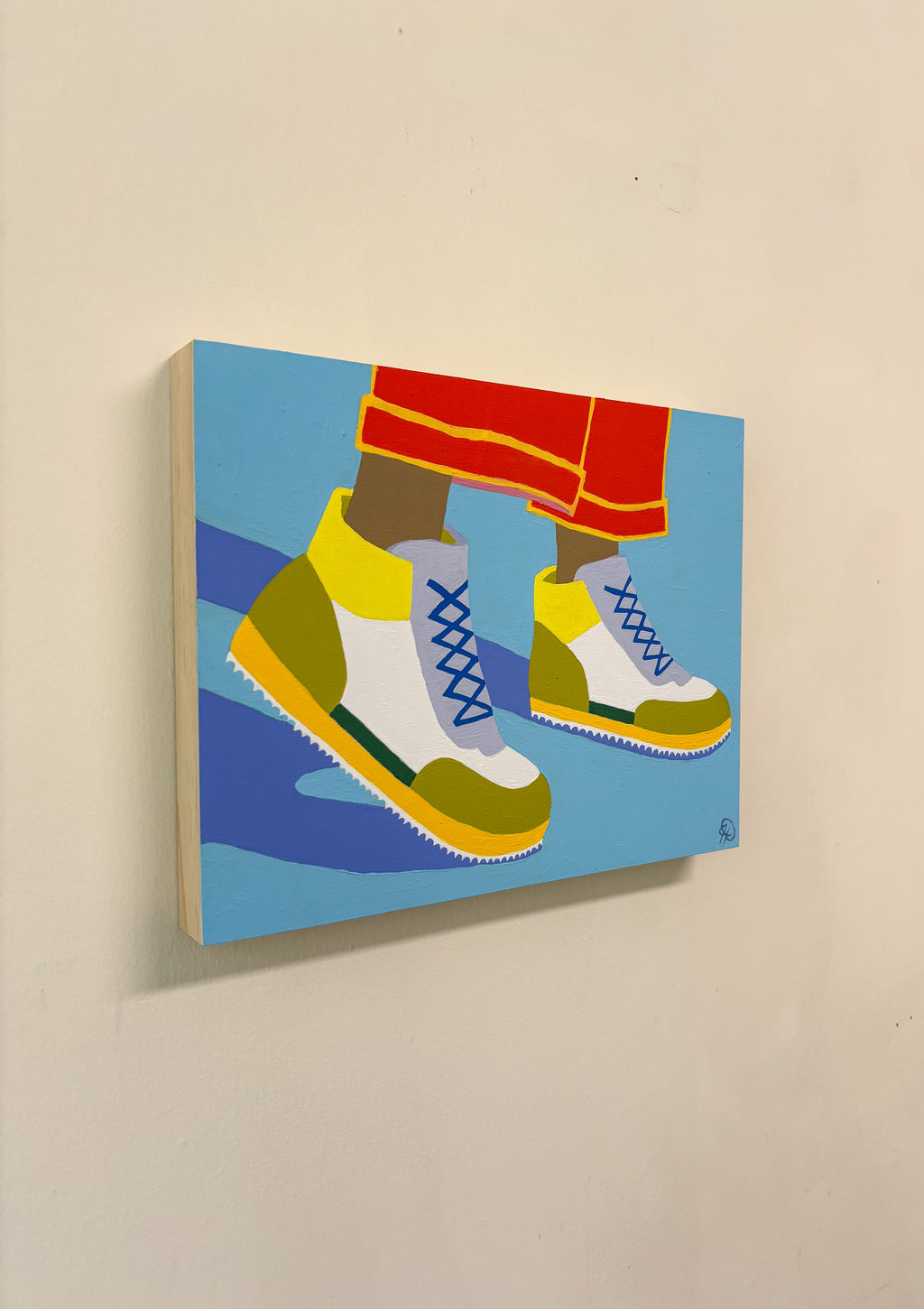 Fancy Sneaks on blue