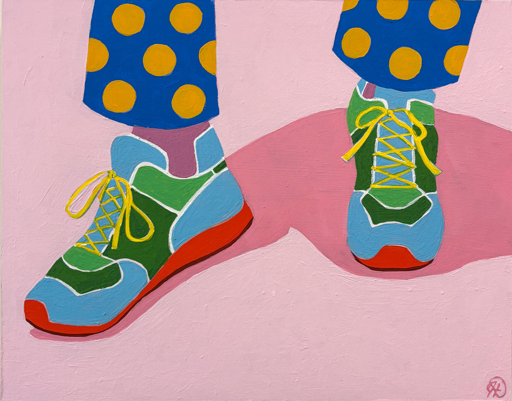 Fancy Sneaks on pink