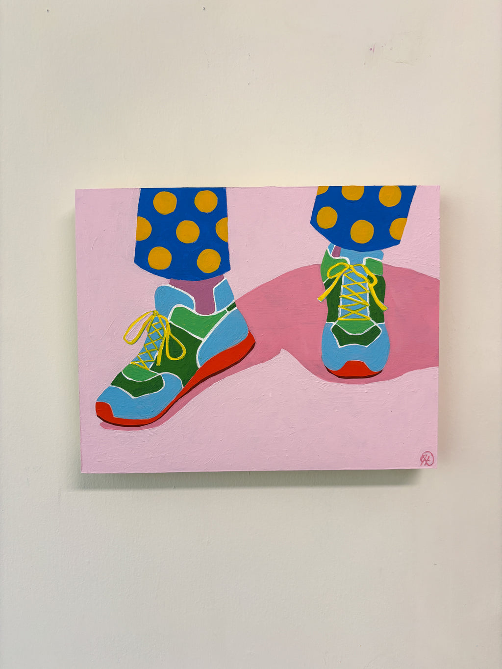 Fancy Sneaks on pink